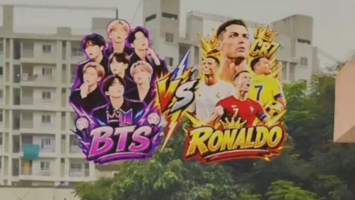 BTS Vs Ronaldo #trending