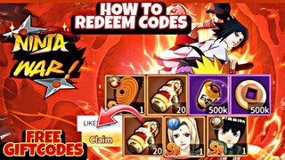 Shinobi Legend/Ninja War All Giftcodes - How to Redeem Codes // Ninja War 6 Codes