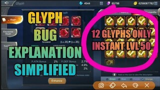 LVL 35 TO LVL 50 GLYPH USING 12 YELLOW GLYPHS ONLY MU ORIGIN 2