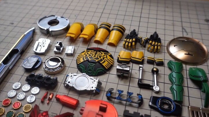 【MG】Assembled version of Kamen Rider Ooz OOO spraying process