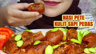 TEBEL BANGET‼️ASMR NASI PETE KULIT SAPI PEDAS | ASMR INDONESIA