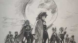 [Painting]Pencil Drawing of characters in Demon Slayer|<ç´…è“®è�¯>