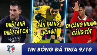 BẢN TIN TRƯA 9/10: Vắng Messi, PSG HÒA hú vía? Quang Hải ghi bàn thắng LỊCH SỬ tại Ligue 2