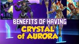 BENEFITS OF HAVING CRYSTAL OF AURORA FROM THE EVENTS | MOBILE LEGENDS