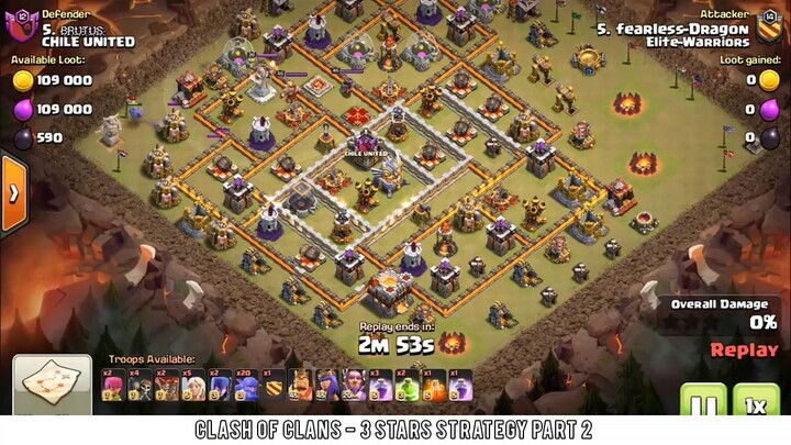 3 Stars Attack Strategy Part 2 | Clash of Clan