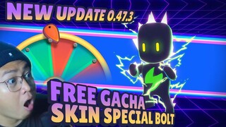 UPDATE 0.47.3! ADA GACHA GRATIS SKIN SPESIAL TERBARU BOLT - Stumble Guys