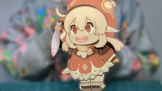 It took only four days to paint this Keli paper puppet, and now it seems that everything is worth it