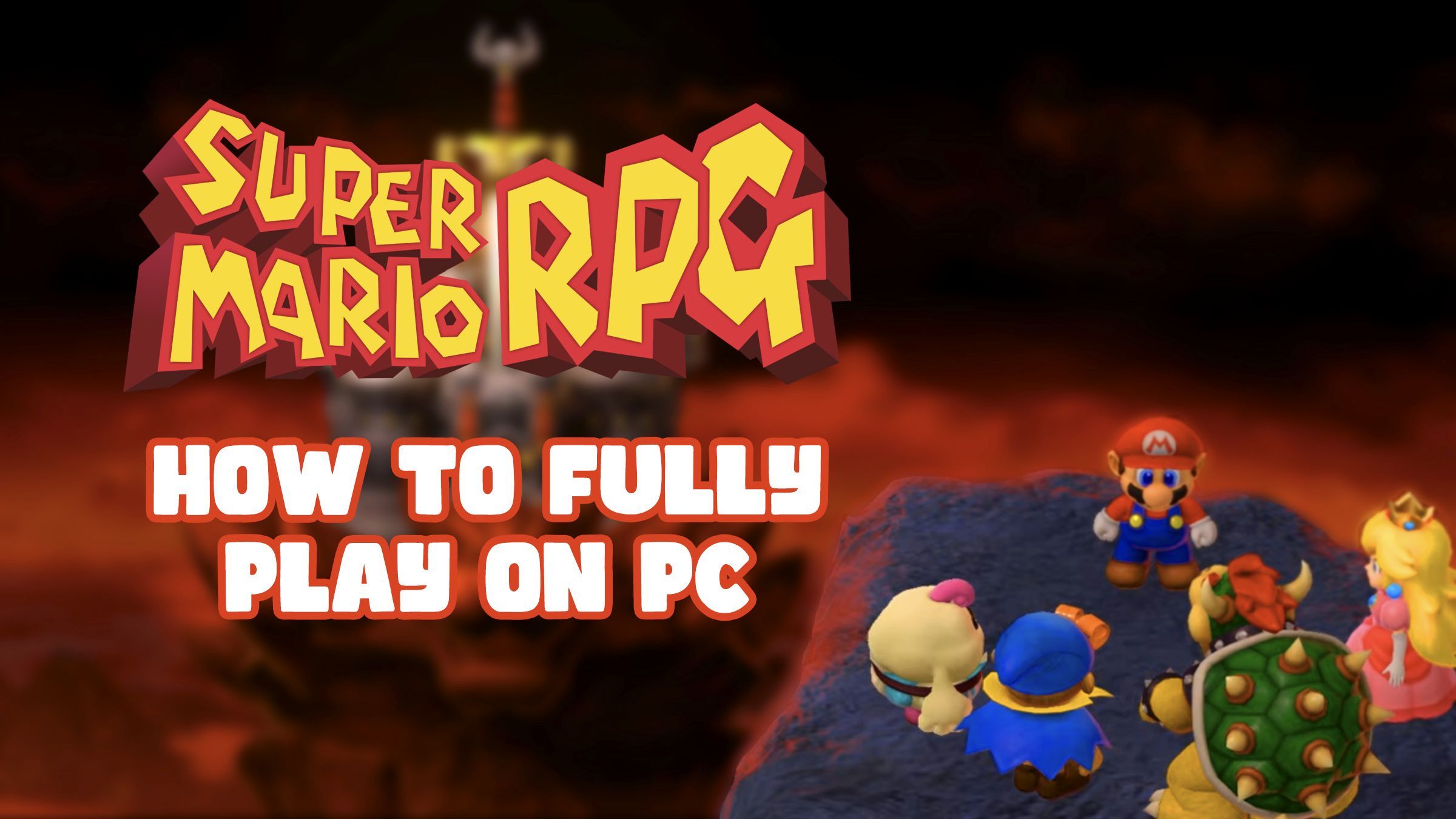 How to download and play Super Mario RPG Remake on PC (XCI) YUZU-RYUJINX  GUIDE - Bstation