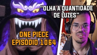 MELHORES MOMENTOS DE ONE PIECE EP 1064 - REACT DO ANIME | Cortes do Guto