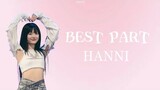 HANNI - Best Part (Cover) | lyrics