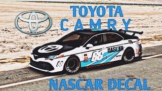 How to make a NASCAR decal on Toyota camry| Car Parking Multiplayer