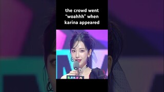 THE POWER OF KARINA VISUALS aespa mma 2023 #aespa #karina #winter #ningning #giselle #kpop #mma2023