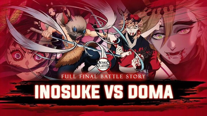 INOSUKE -  KANAO & SHINOBU VS DOMA EPIC BATTLE  Review Demon Slayer 157 sd 163