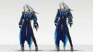 Fixed lens CH4NGE/self-stored remodel comparison [Genshin Impact/Navilight MMD]