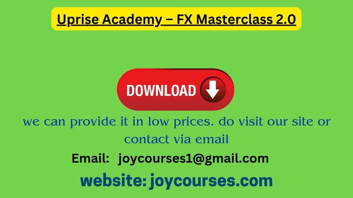 Uprise Academy – FX Masterclass 2.0