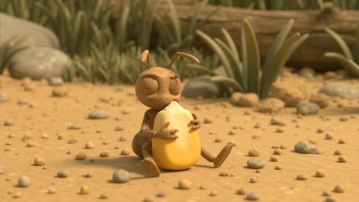 The Little Ant and the Giant Corn Kernel!
