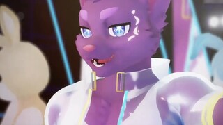 The purple cat you recommend wants to be your idol [3D purple cat debut show]