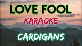 LOVE FOOL - CARDIGANS (KARAOKE VERSION)