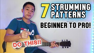 7 Strumming Patterns you need to know as a Beginner(Tagalog Lesson) | Fellow Sheep Ricky