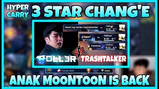 TRASHTALKER VS ANAK MOONTOON ! META MAGE GAMEPLAY 3 STAR ESME 3 STAR CHANGE / HARLEY !