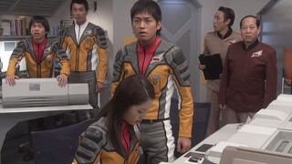 Ultraman Mebius: In the future, he is excluded by Aihara Ryu, and Mebius kills Bemonster with his sw