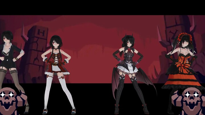 MMD·3D|Helltaker|โยกไปกับโทคิซากิ คุรุมิ