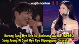 Perdana Bareng Song Hye Kyo ke Baeksang Award, Respon Song Joong Ki Saat Hye Kyo Dipanggung Disorot