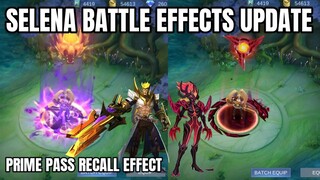 Roger Prime Pass Recall Effect & Selena Villian Skin Battle Effects | MLBB