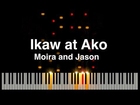 Ikaw at Ako by Moira and Jason Synthesia piano Tutorial with Music Sheet