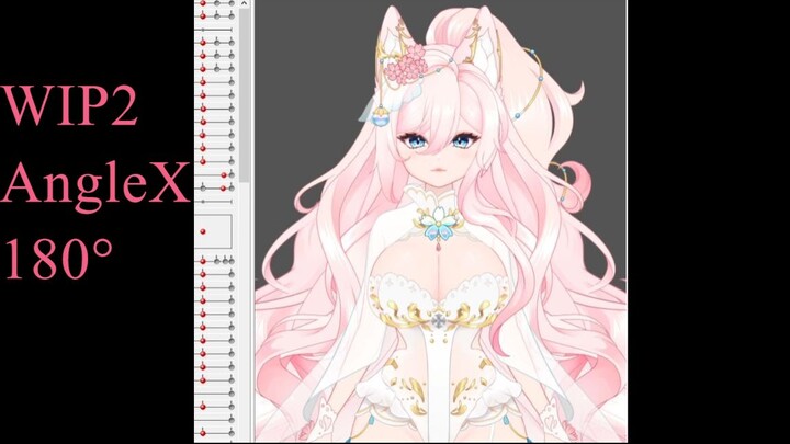 Live2d [Wip2] Angle X 180°degree + angle Y,Z + hair +accesories