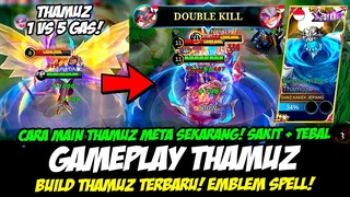 COMBO THAMUZ 1 VS 5 + CARA MAIN THAMUZ TERBARU❗ BUILD THAMUZ TERKUAT❗TUTORIAL & GAMEPLAY THAMUZ EXP