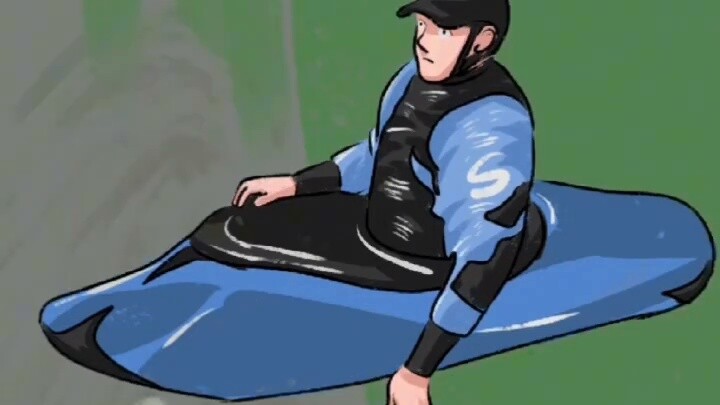 Boat: This is my first time crossing a river like this~