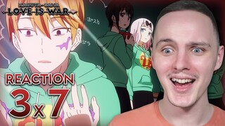 SHIROGANE IS HOPELESS!! | Kaguya-sama: Love Is War Season 3 Episode 7 Reaction