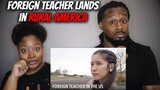 American Couple Reacts "Filipino Teacher SHOCKED When She Lands In Rural America"