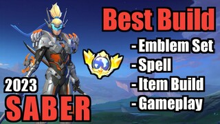 SABER BEST BUILD 2023 | TOP 1 GLOBAL SABER BUILD | SABER - MOBILE LEGENDS | MLBB | PART 2