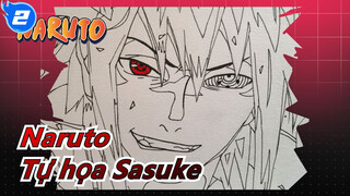 [Naruto] Tự họa Sasuke ngầu, Hướng dẫn đơn giản, Vẽ nào_2