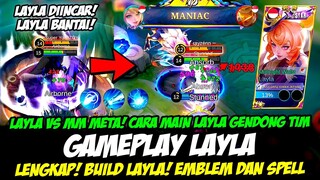 BARU❗ CARA MAIN LAYLA UNTUK PEMULA❗ BUILD LAYLA TERSAKIT 2023❗TUTORIAL GAMEPLAY LAYLA MOBILE LEGENDS