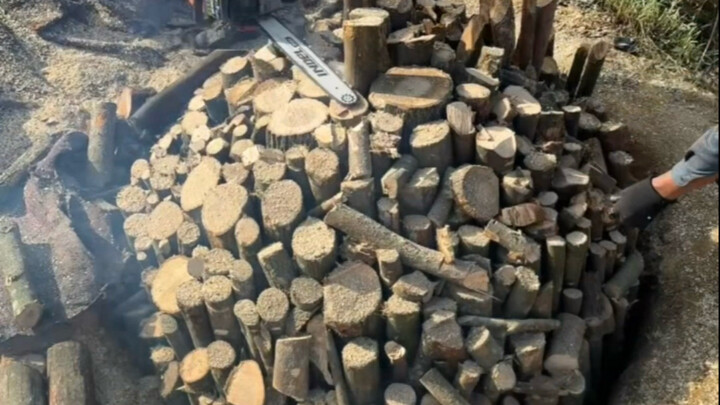 Toàn bộ quá trình đốt than đã xuất hiện