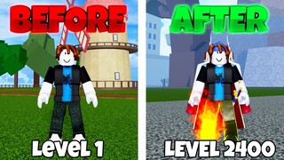 Going From NOOB To PRO In ONE DAY In Blox Fruits Roblox