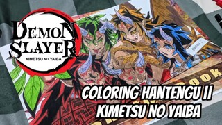 coloring hantengu || kimetsu no yaiba by eokaku || speed drawing.