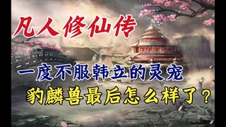 凡人修仙传：一度不服韩立的灵宠，豹麟兽最后怎么样了？