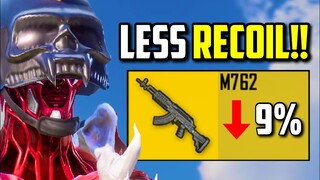 M762 HAS LESS RECOIL AFTER UPDATE!! | PUBG Mobile