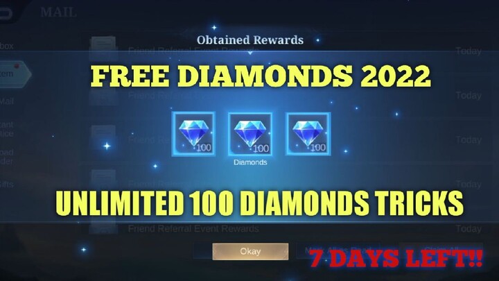HOW TO GET UNLIMITED DIAMONDS | 2022 MLBB