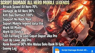Script Damage Mobile Legends + Attack Speed No Password Patch Terbaru | Mobile Legends