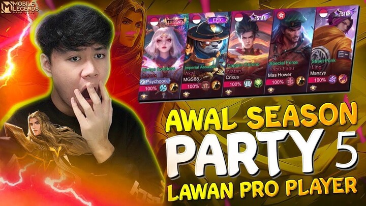 AWAL SEASON MAIN PARTY 5 UDAH LAWAN PRO PLAYER ! KITA HAJAR PAKE LANCELOT - Mobi