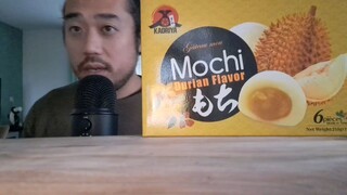 ASMR EATING SOUNDS - DURIAN MOCHI
