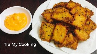 Tận dụng CƠM NGUỘI làm Bánh Gạo Giòn, chấm Sốt Phô Mai ngon tuyệt  | Tra My Cooking