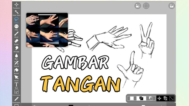 Gambar Tangan Lagi Brou [TIMELAPSE]