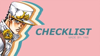 【Stationary MAD/Jotaro Kujo】CHECKLIST