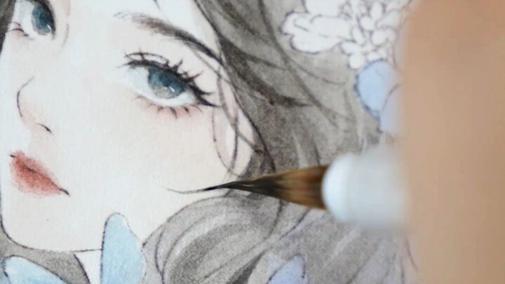 It feels like almost no one uses water-soluble colored pencils anymore.